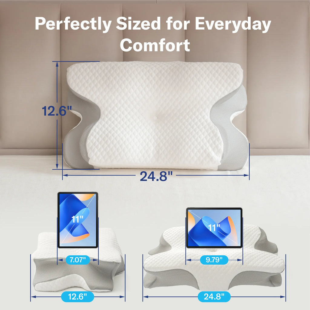Ergonomic Cervical Pillow | Orthopedic Memory Foam for Neck Support 💤🌙