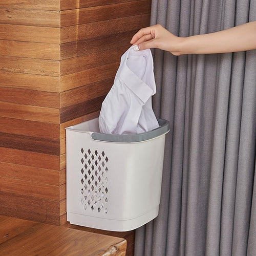 3 Section White Plastic LaundrySorter with Wheels Eco-Friendly RemovableBaskets Easy Rolling Hamper 4 Casters for EasyMovement
