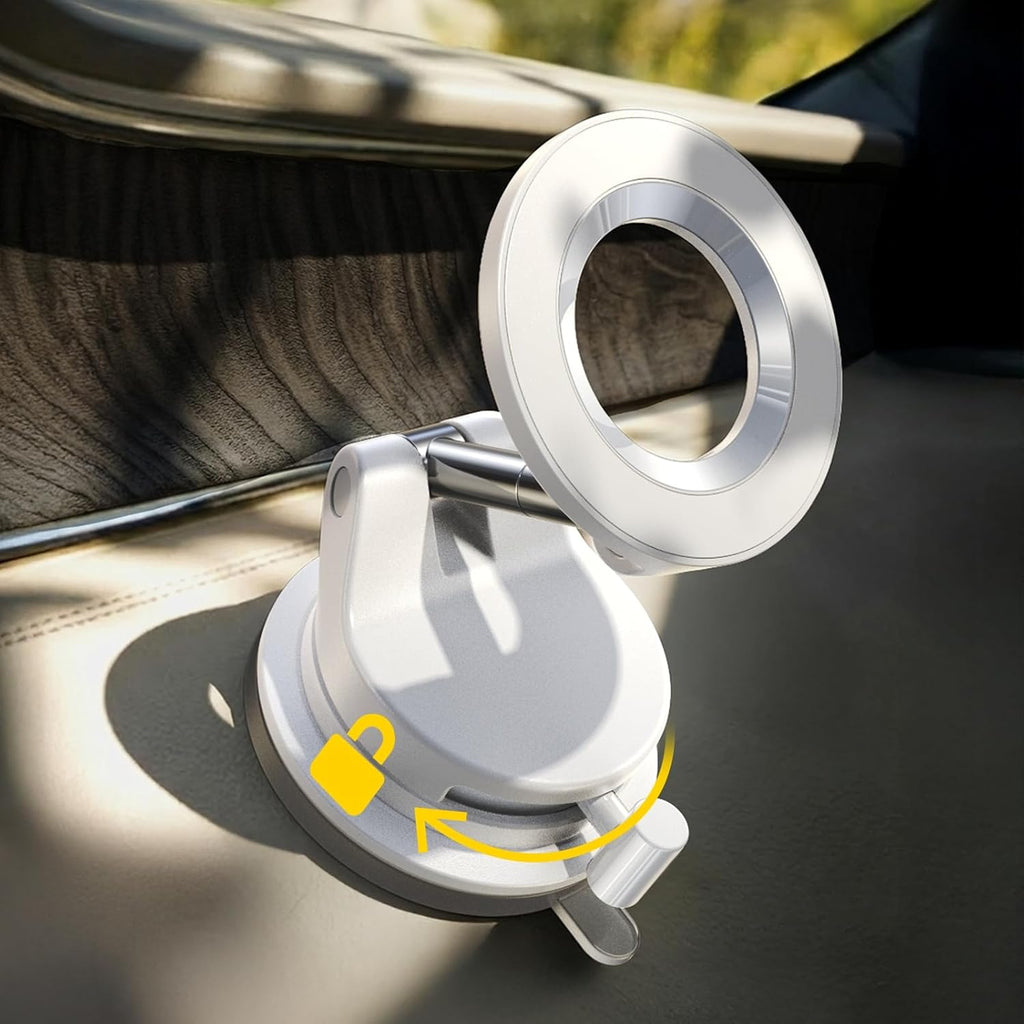 Auto-Vacuum MagSafe Car Mount | Electric Suction Phone Holder 🚗