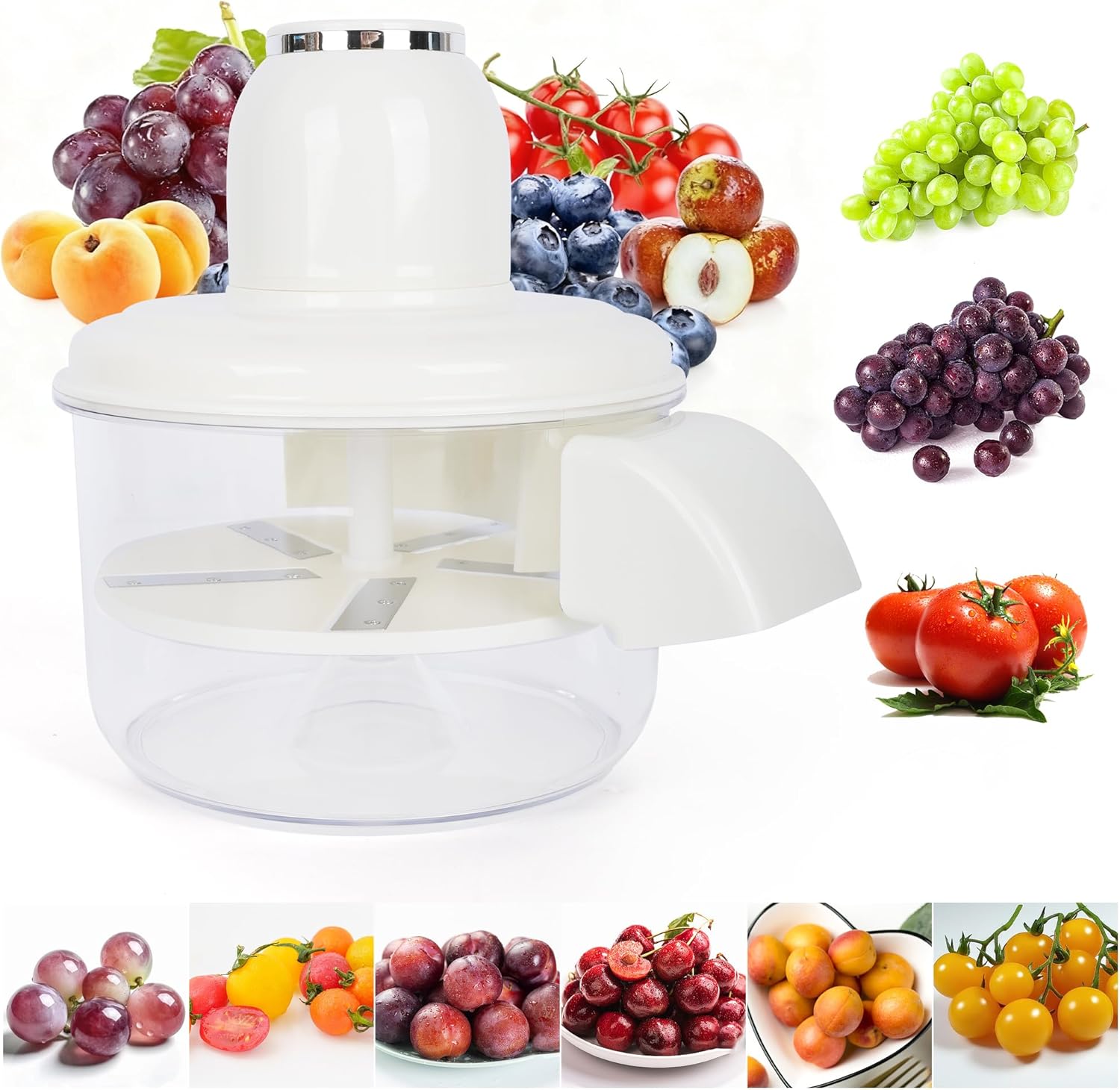 💥3-in-1 Automatic Fruit & Garlic Peeler 🍇🧄