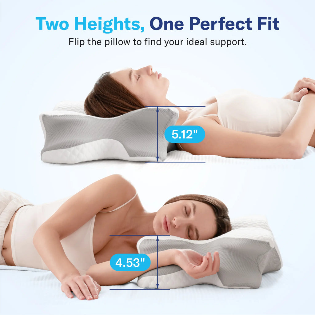 Ergonomic Cervical Pillow | Orthopedic Memory Foam for Neck Support 💤🌙
