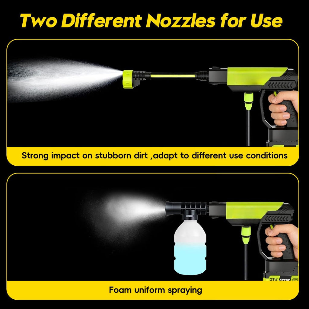 1000 PSI Cordless Pressure Washer Gun | Portable Power Cleaner 🚗💦