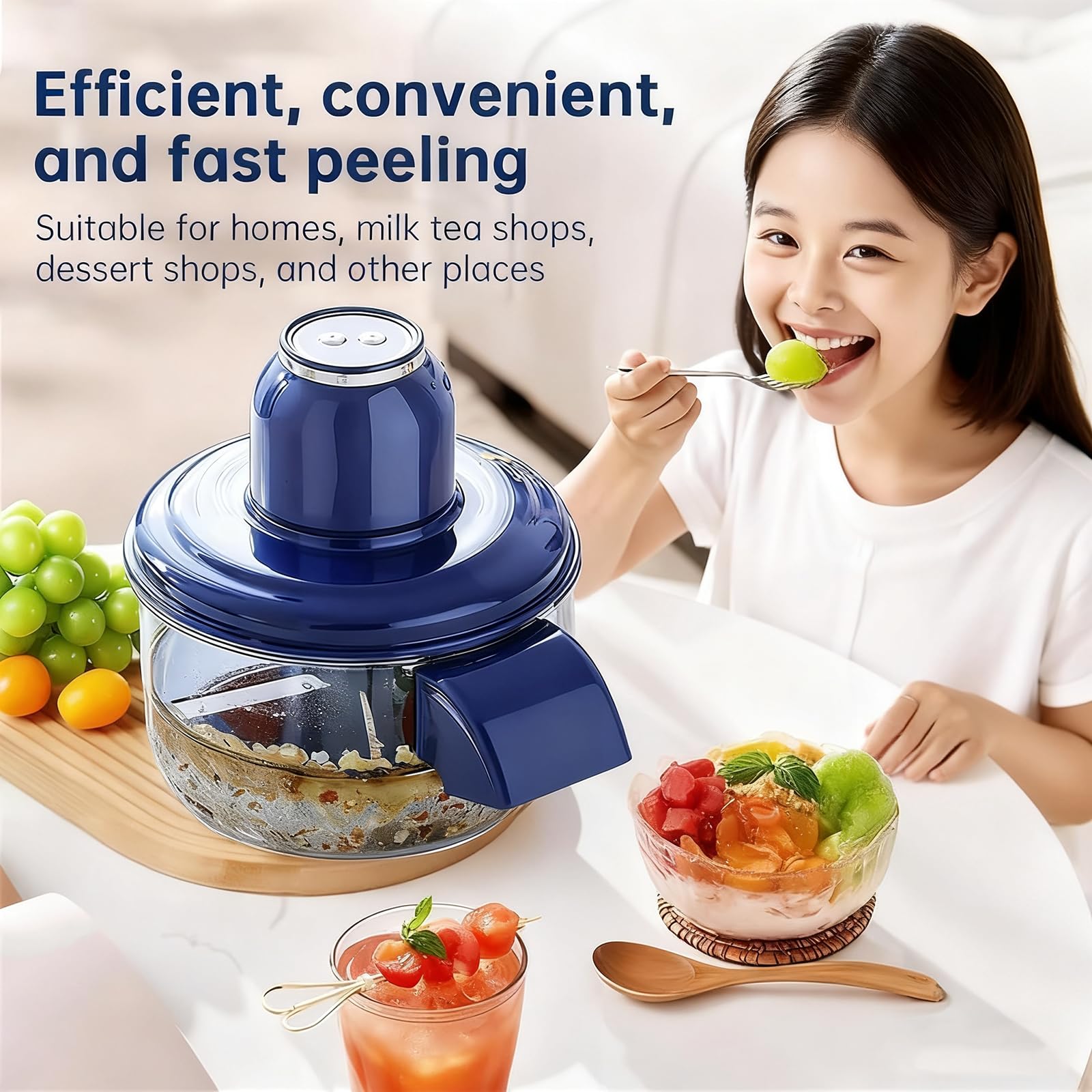 💥3-in-1 Automatic Fruit & Garlic Peeler 🍇🧄